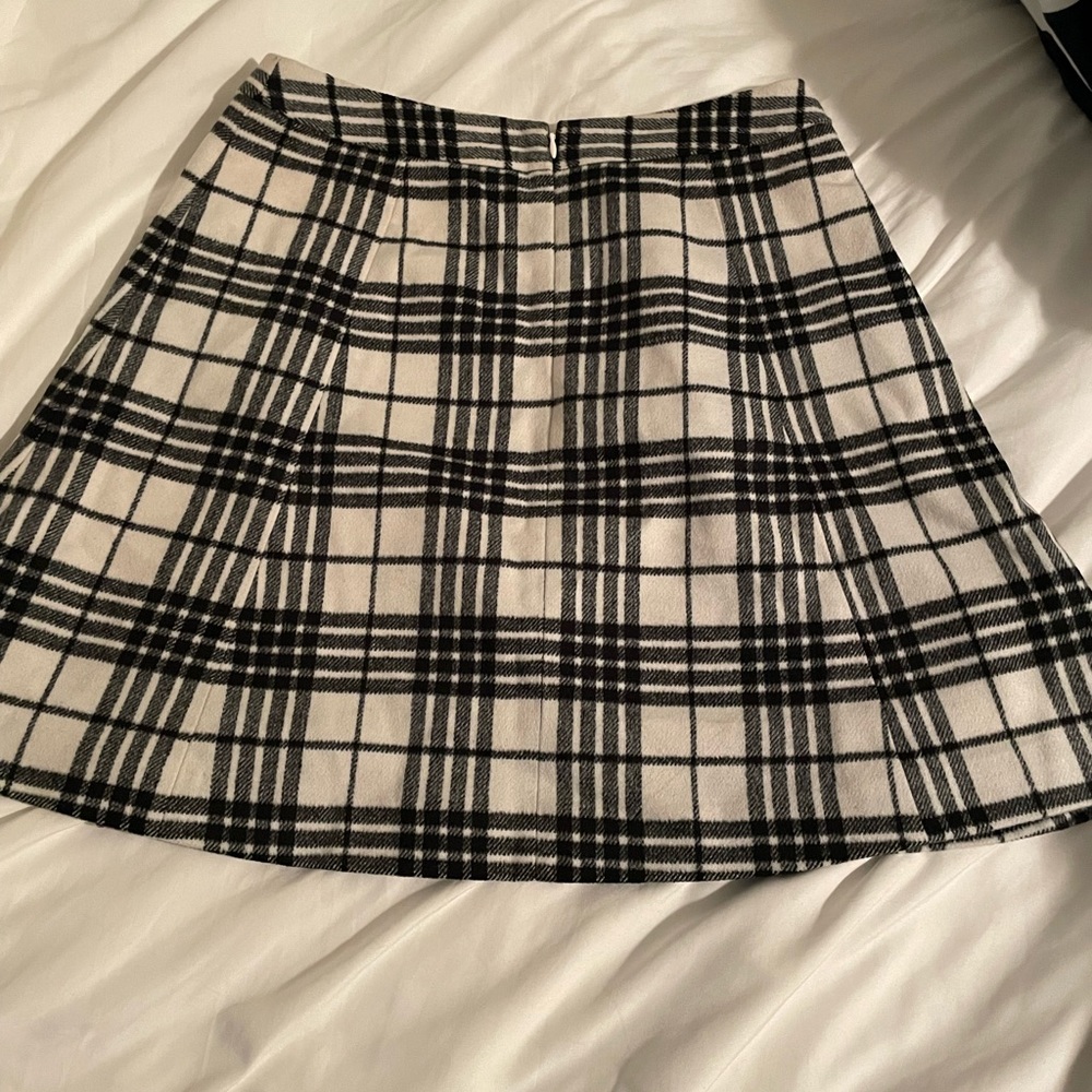 Plaid Pleated Skirt